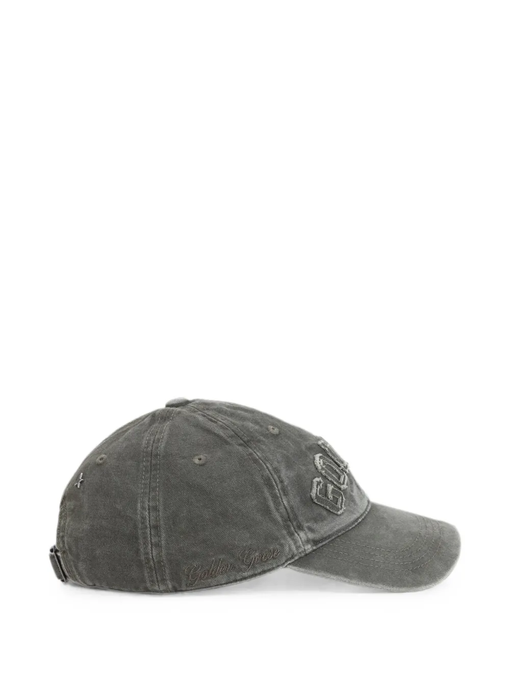 Golden Goose logo-patch baseball cap - Groen