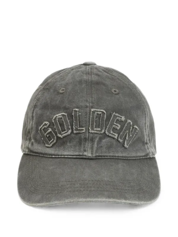 Golden Goose Logo-patch Baseball Cap in Green