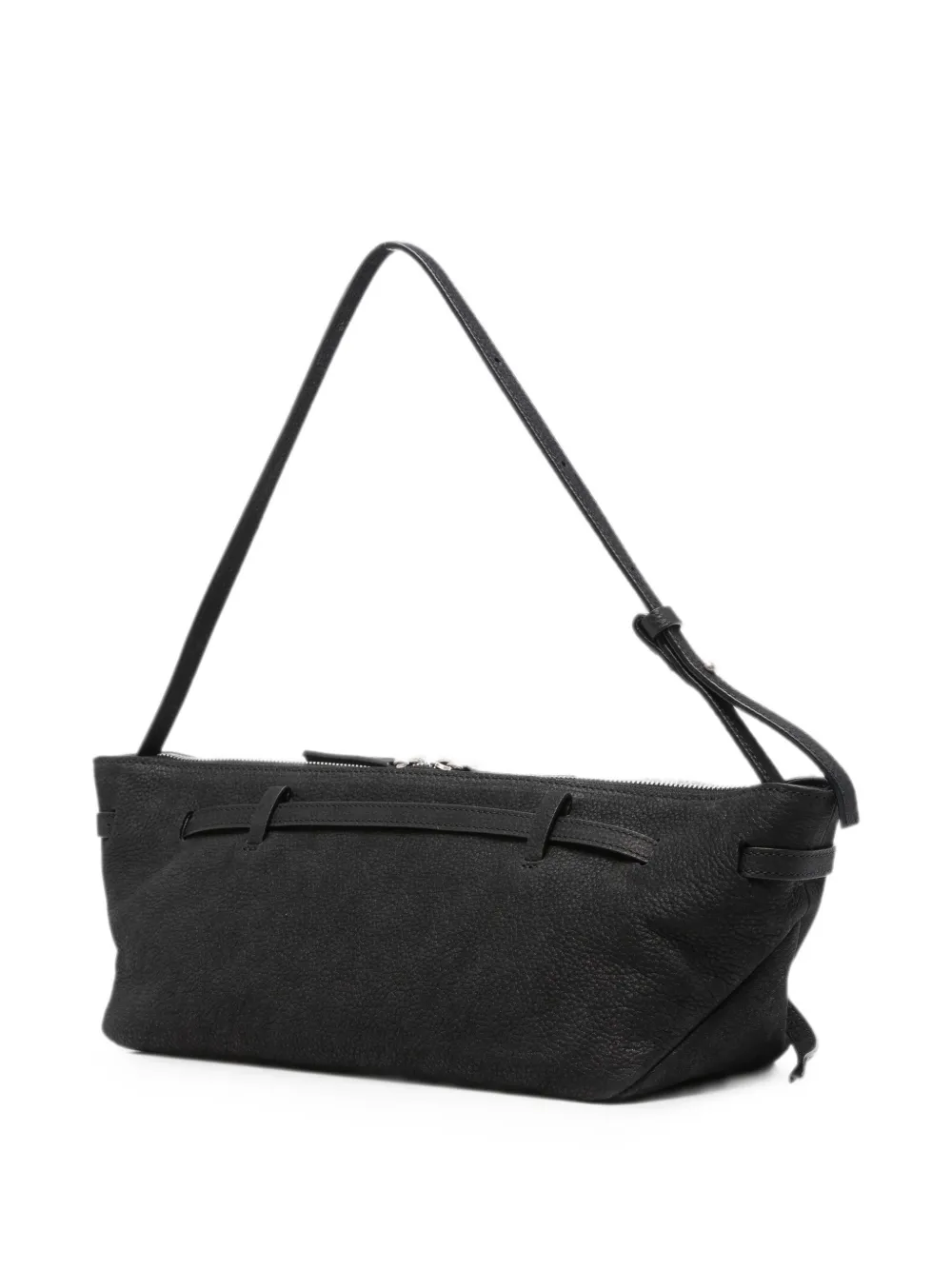 Marge Sherwood Leren shopper met riem Zwart