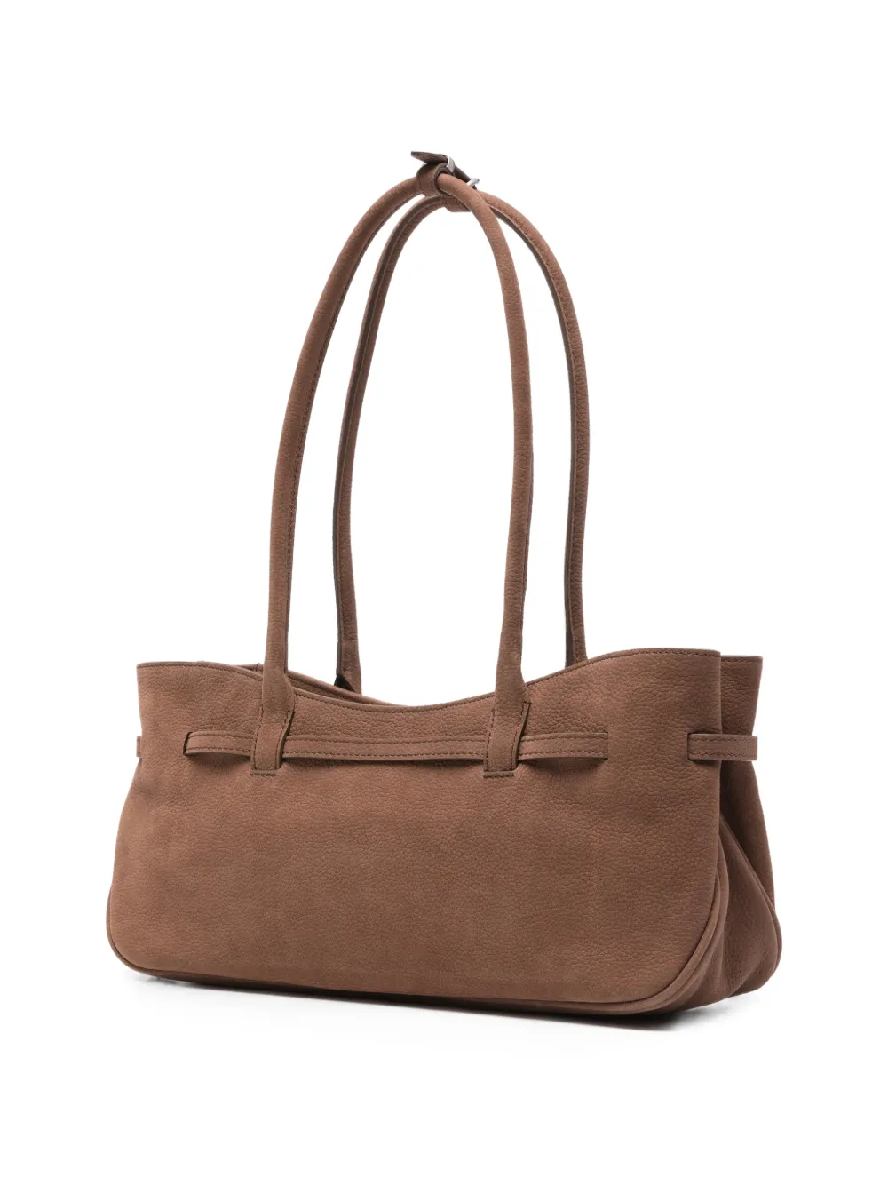 Marge Sherwood Schoudertas met gespdetail Bruin