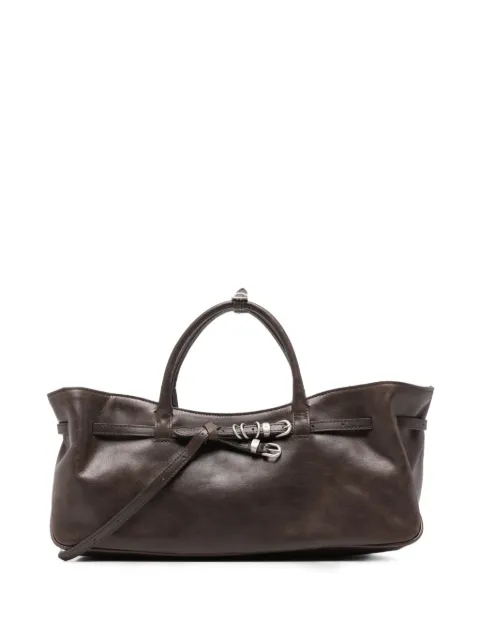 Marge Sherwood Grandma buckled leather tote bag