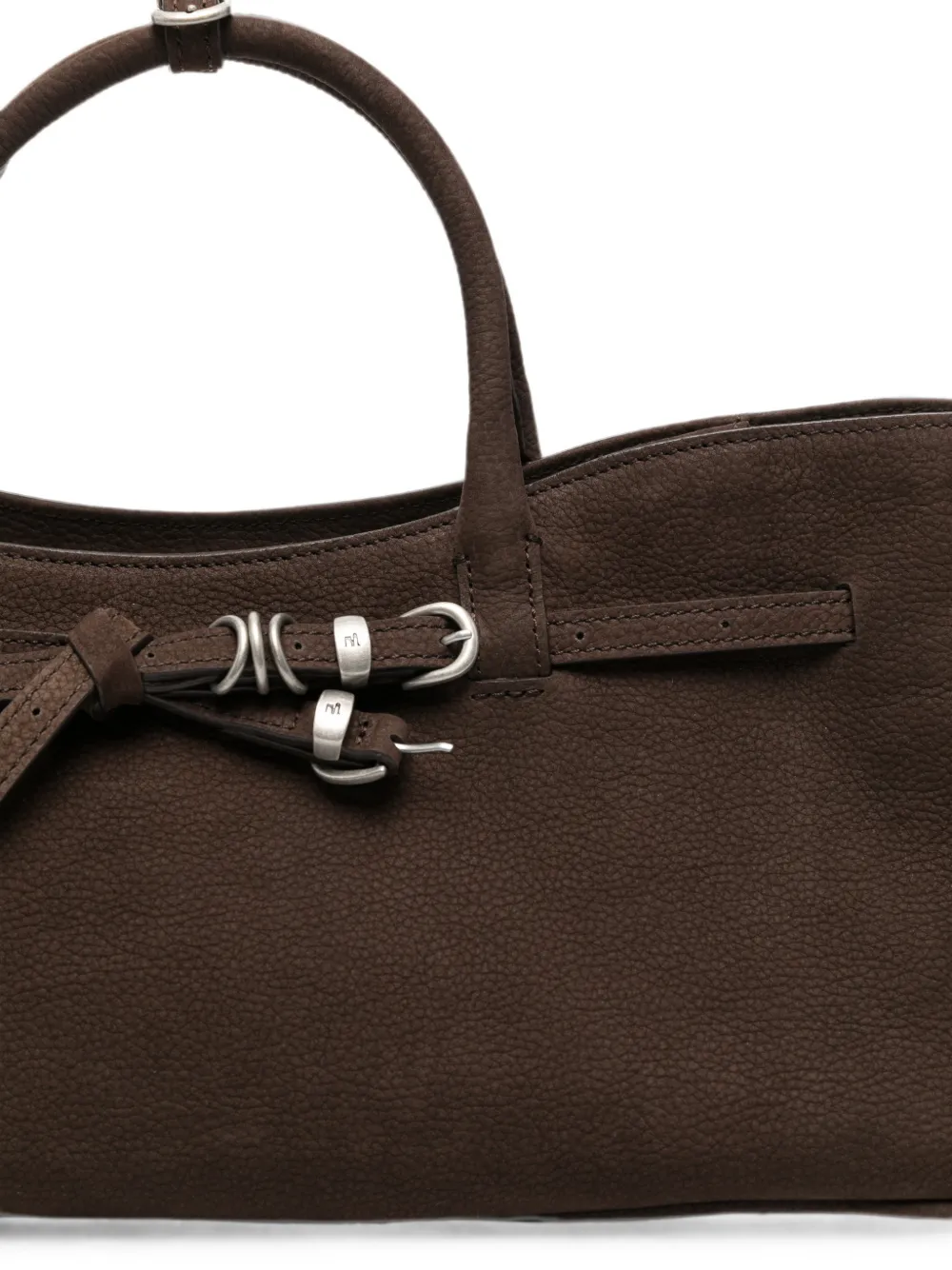 Marge Sherwood Grandma Used suède shopper met ceintuur Bruin