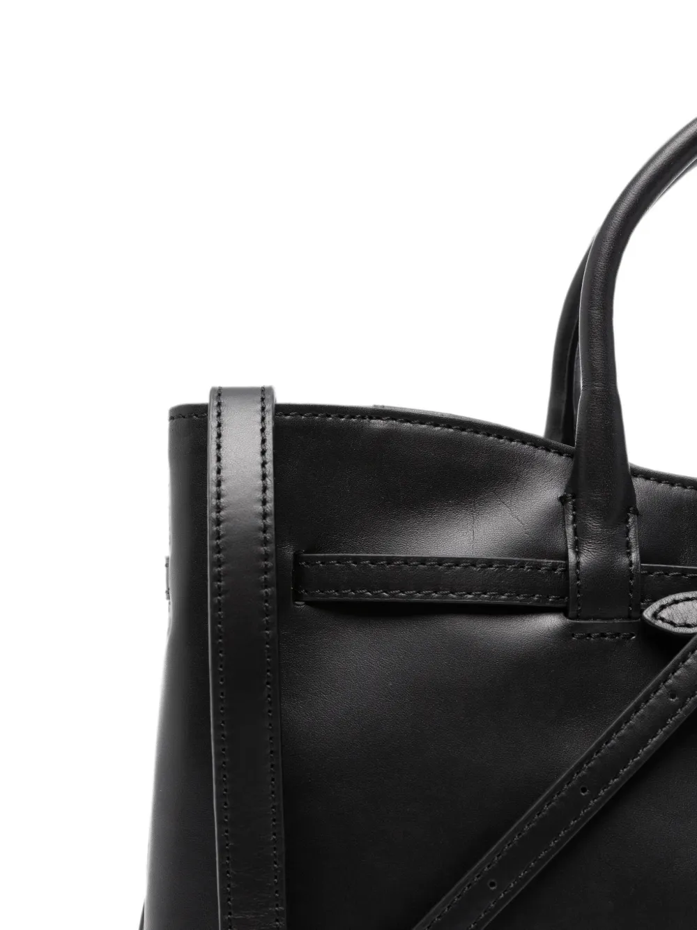 Marge Sherwood Grote Grandma leren shopper Zwart
