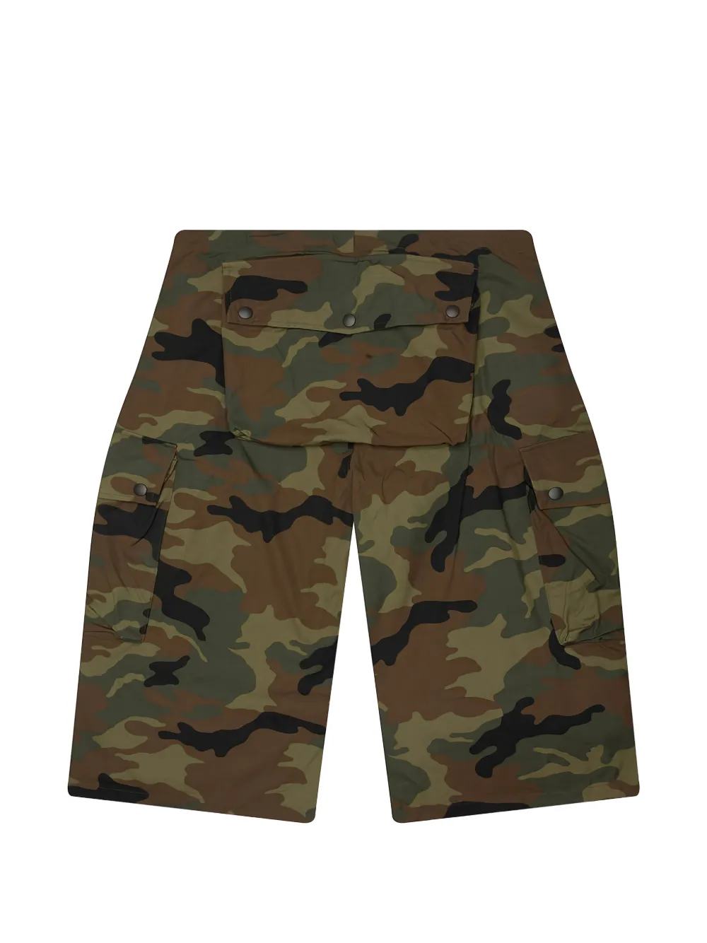 Needles Woodland ripstop katoenen cargo shorts Bruin