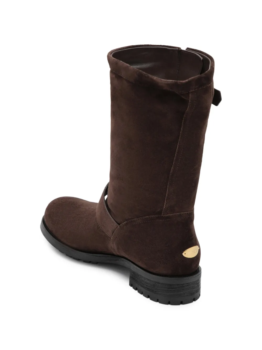 Jimmy Choo Suède enkellaarzen Bruin