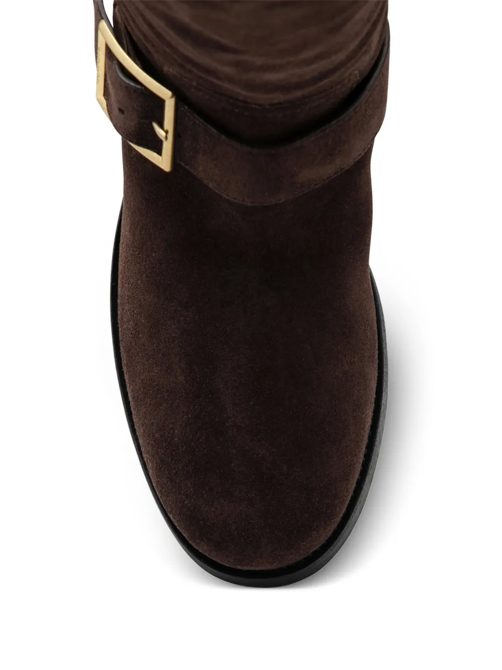 Jimmy Choo Suède enkellaarzen Bruin