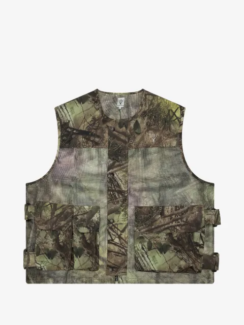 SOUTH2 WEST8 Armor camouflage-print gilet