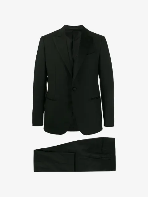 Caruso satin-lapel two-piece tuxedo