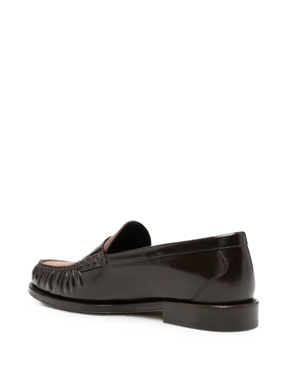 Brunello Cucinelli panelled leather loafers Bruin