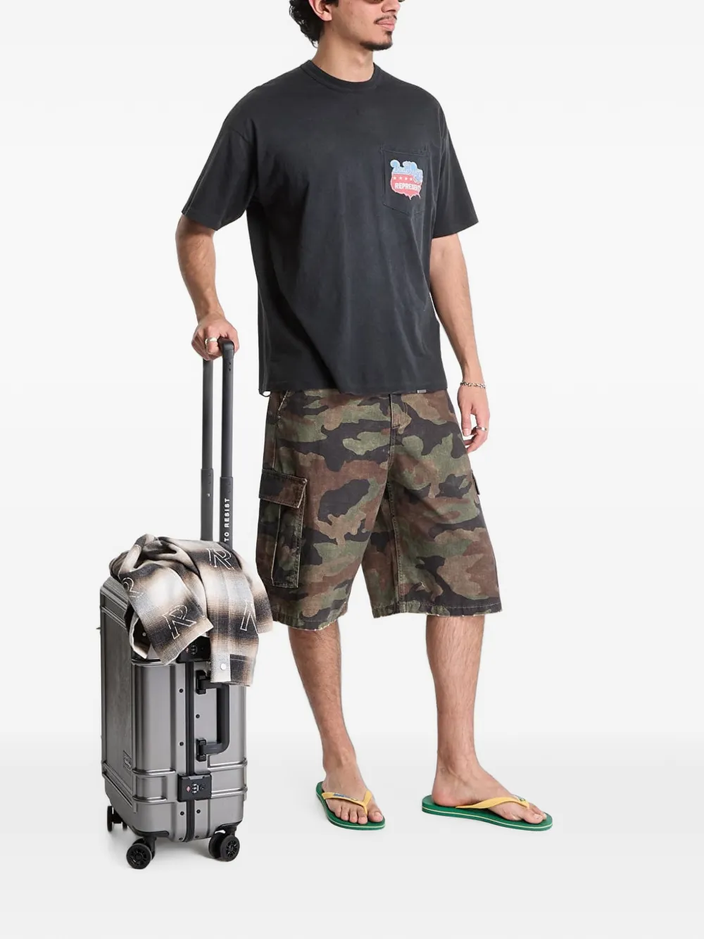Represent Beach Boys T-shirt met grafische print Zwart