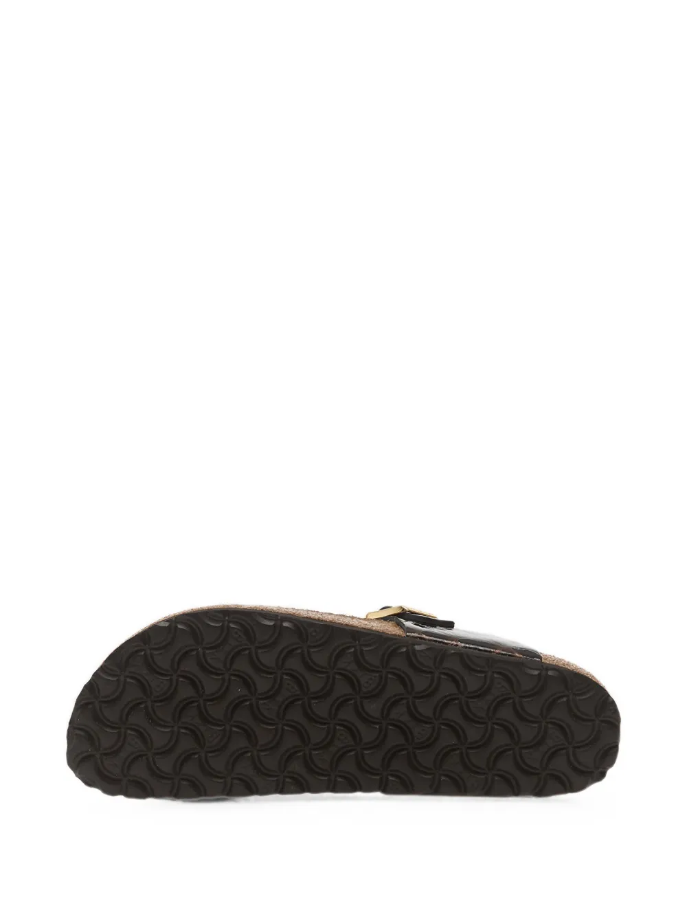 Birkenstock Gizeh sandalen met krokodillen-reliëf Bruin