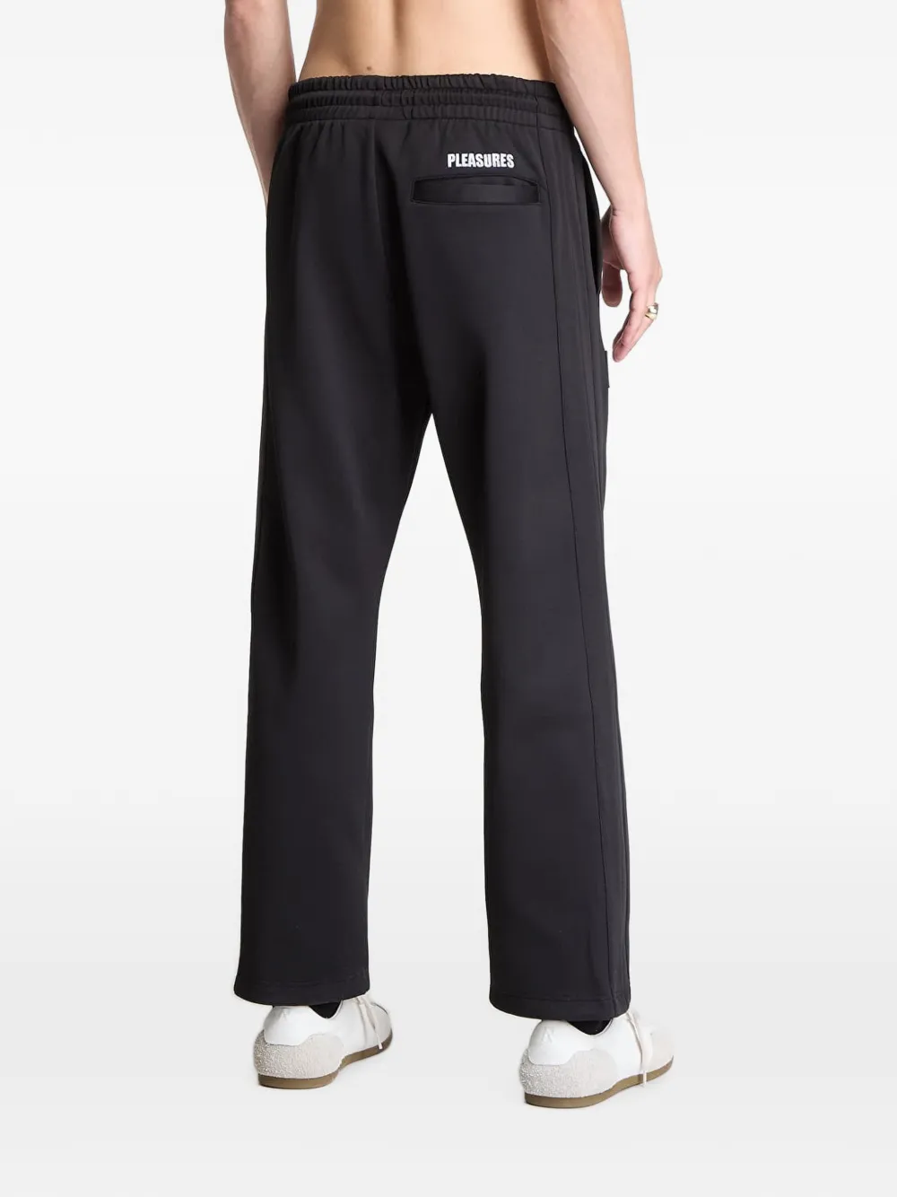 Pleasures Trainingsbroek met logopatch Zwart