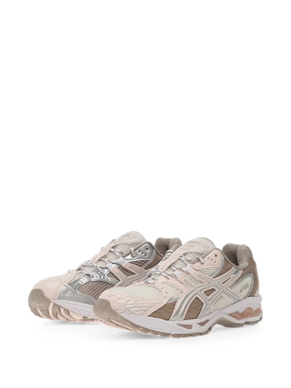 ASICS Gel-Nimbus 10.1 sneakers met mesh vlak Beige