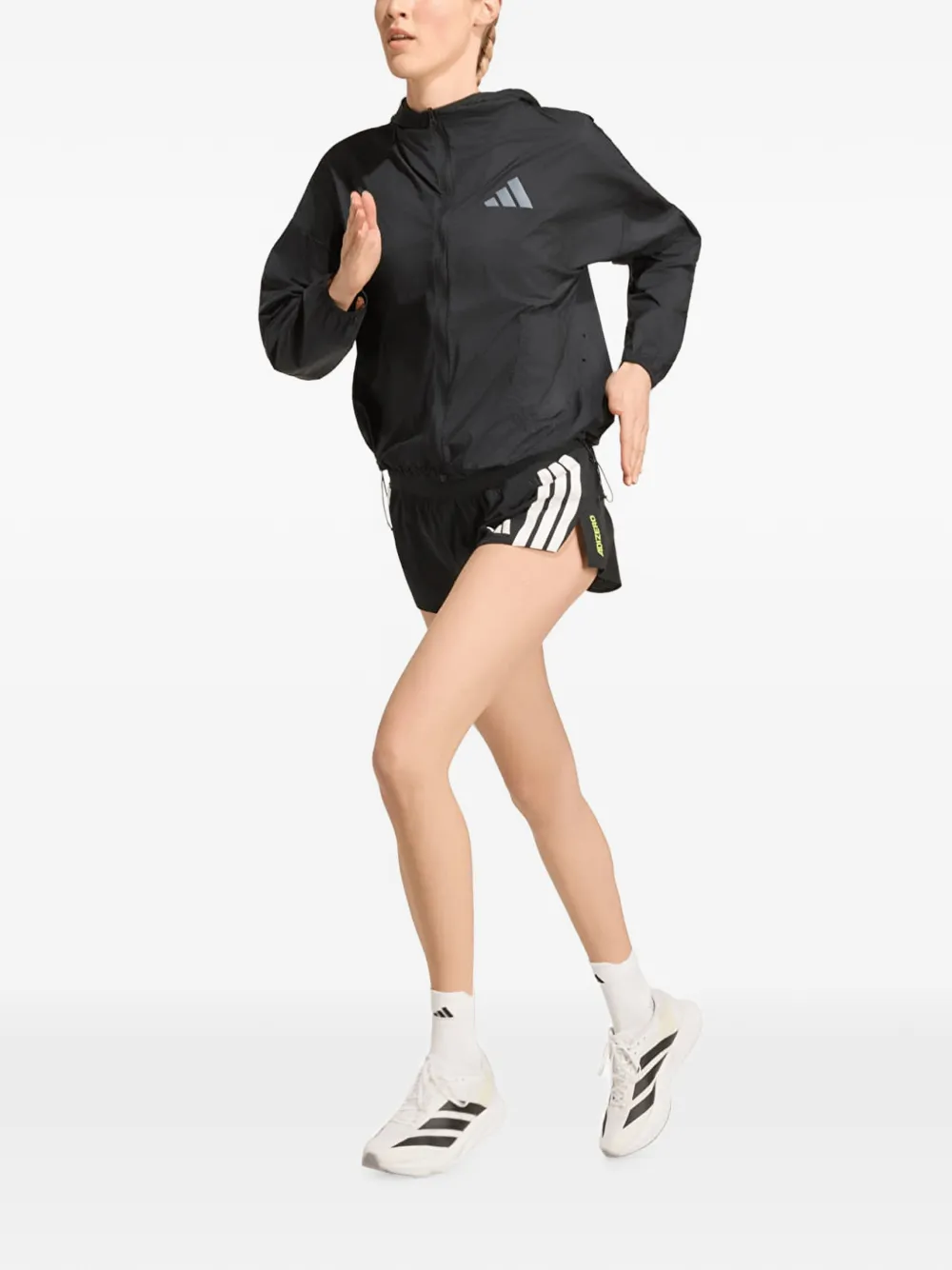 adidas Adizero Blaze reversible running jacket Goud