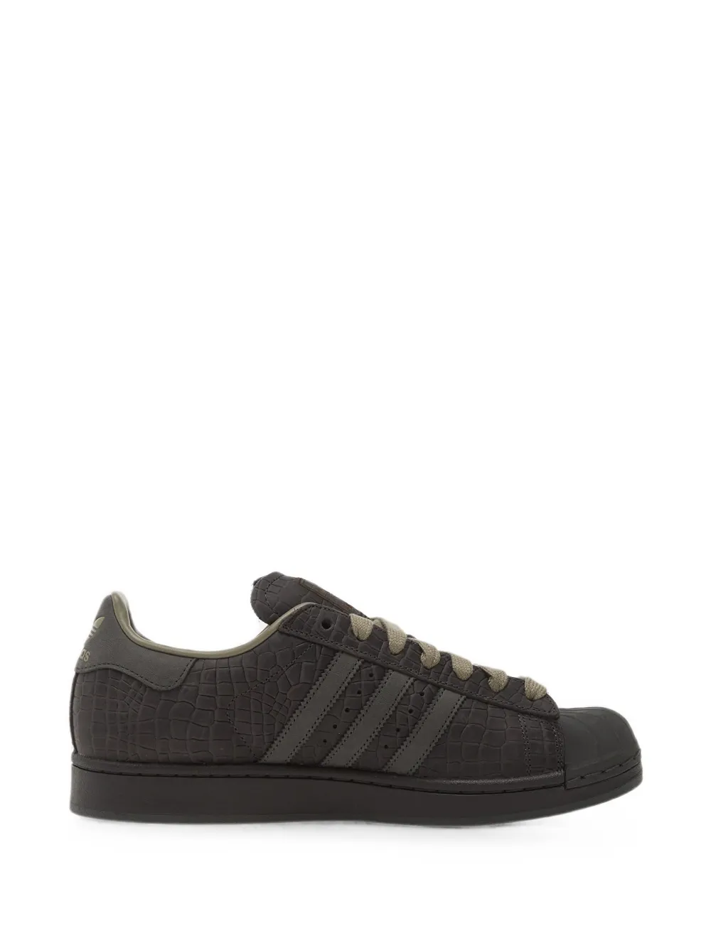adidas Superstar II croc-effect sneakers Bruin
