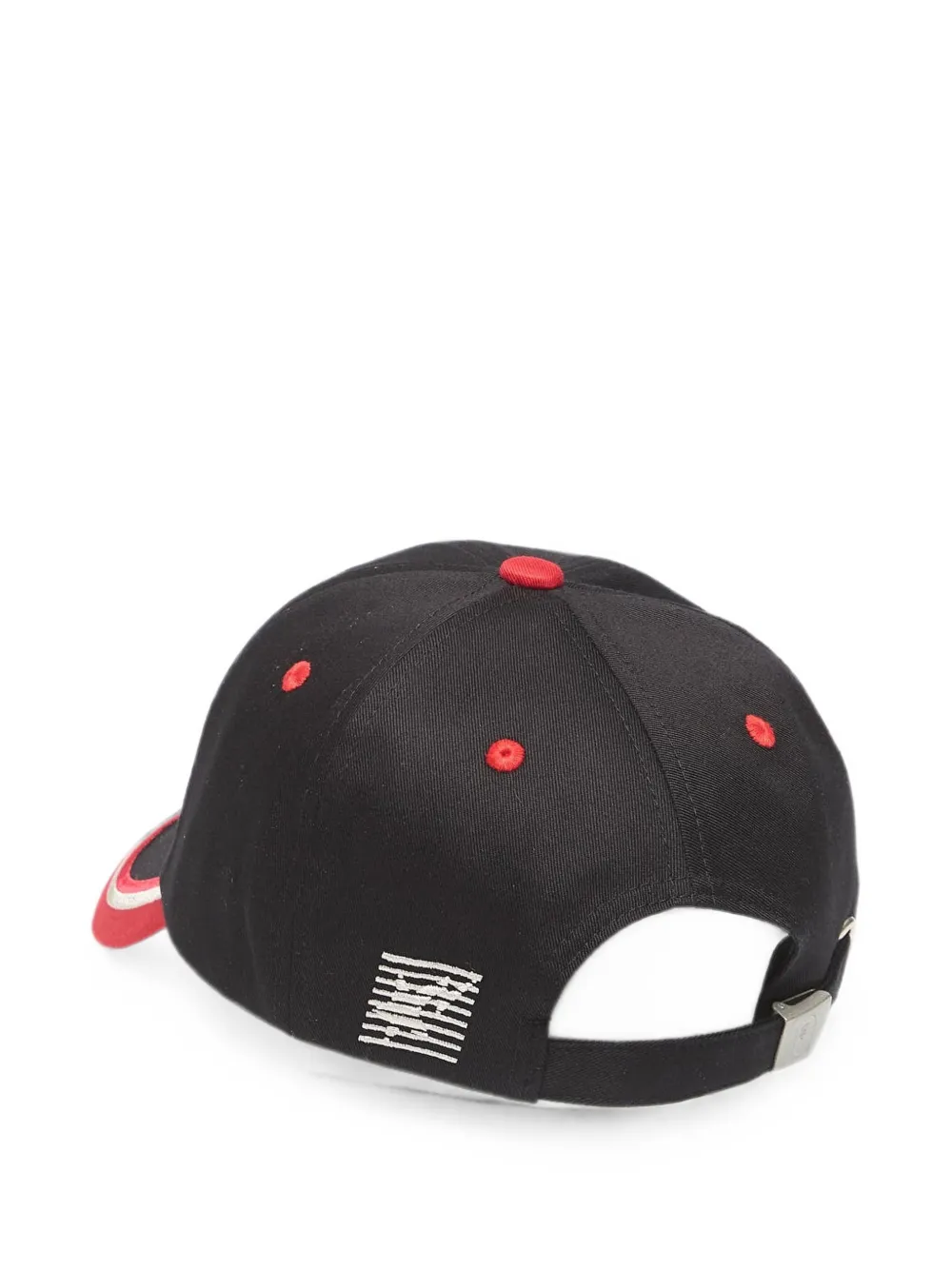 A BATHING APE Honkbalpet met geborduurd logo Zwart
