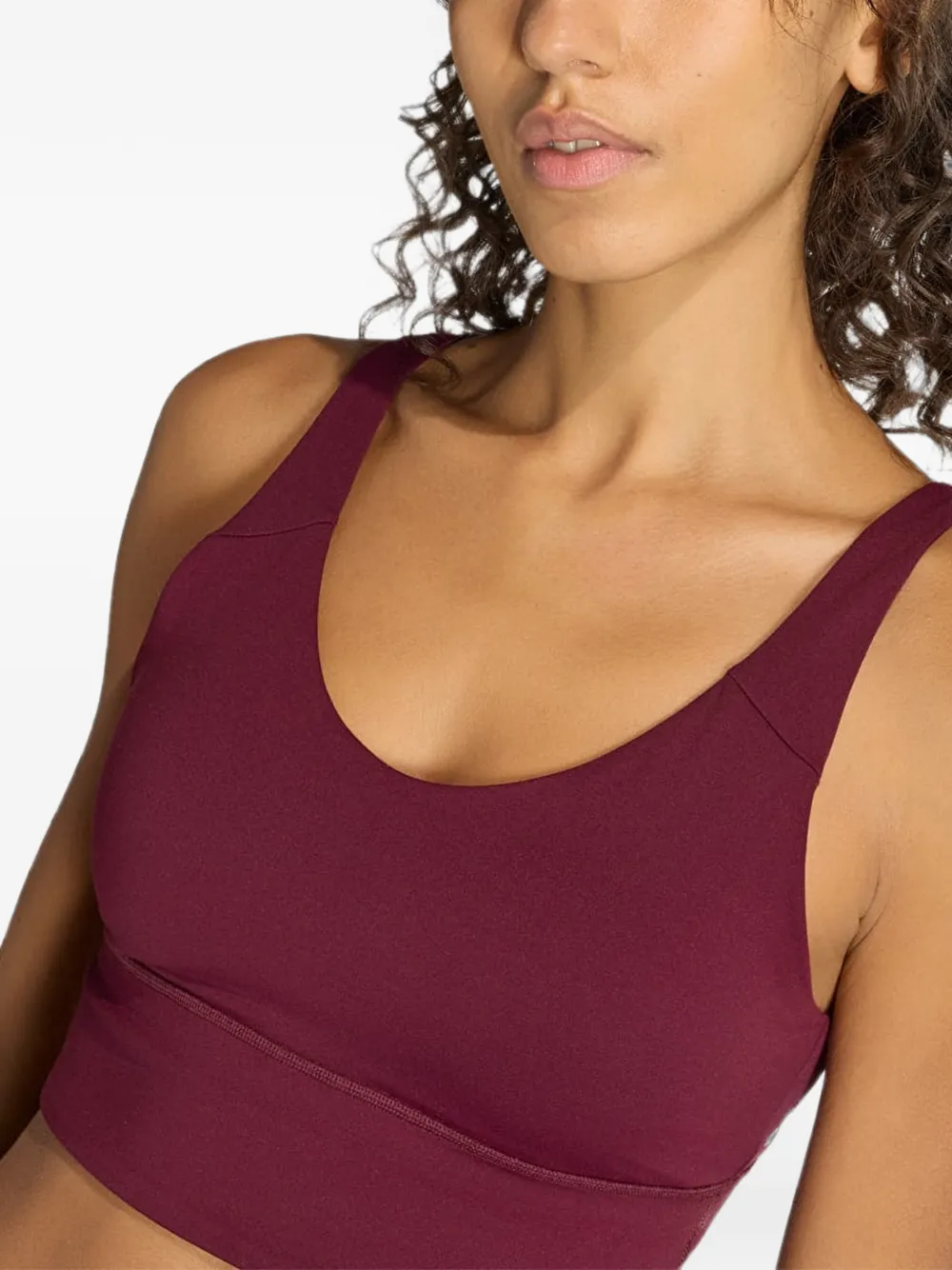 adidas Studio All Me sports bra Rood