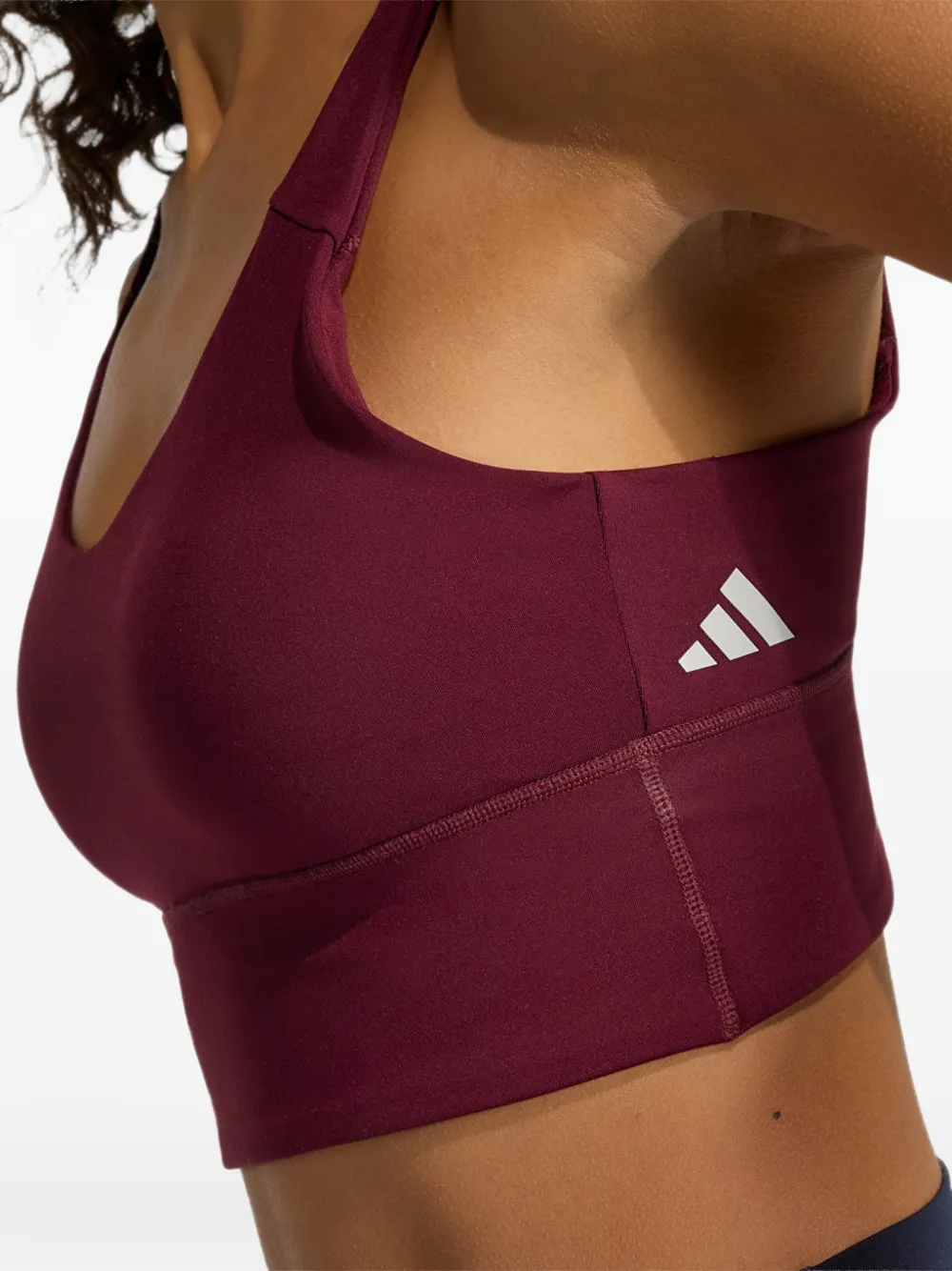 adidas Studio All Me sports bra Rood