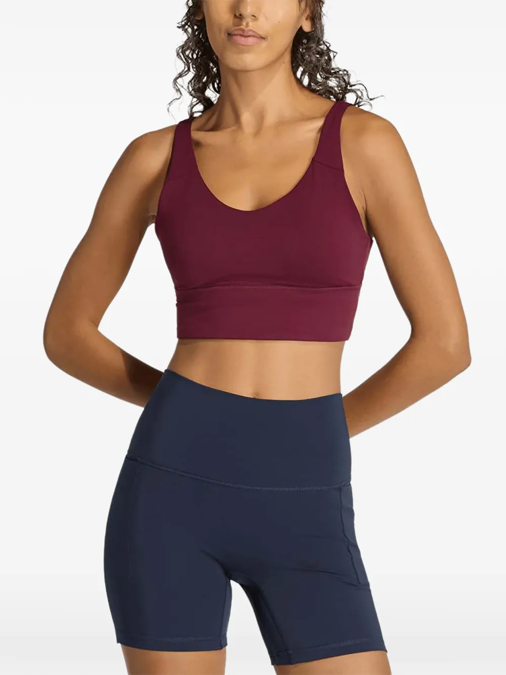 adidas Studio All Me sports bra - Rot