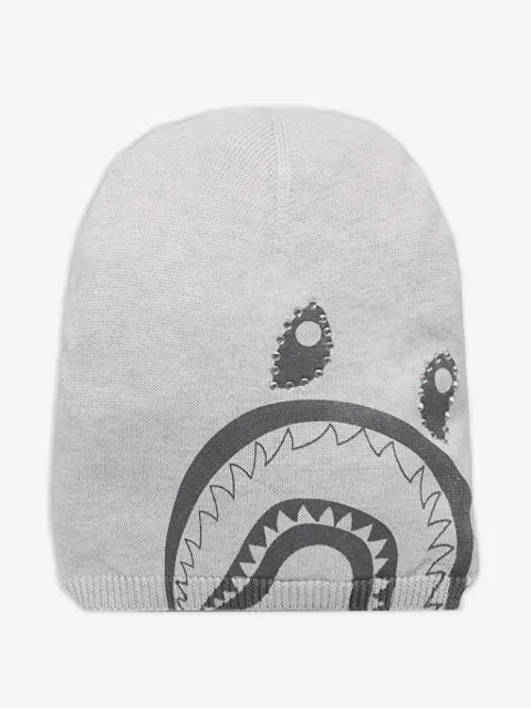 A BATHING APE® gorro con estampado Shark