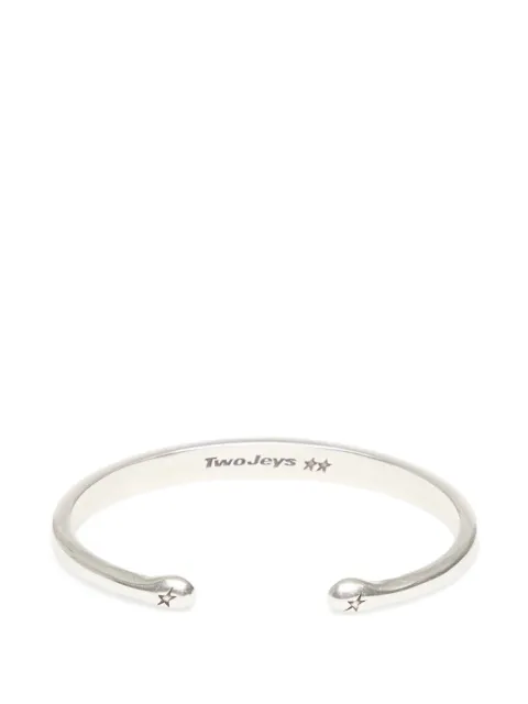 TWOJEYS bracelet torque gravé étoile
