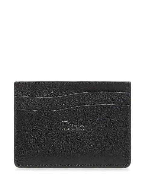 dime logo-print wallet