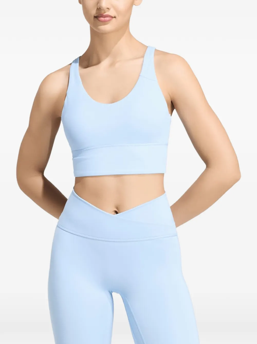 adidas Studio All Me Sport-BH - Blau
