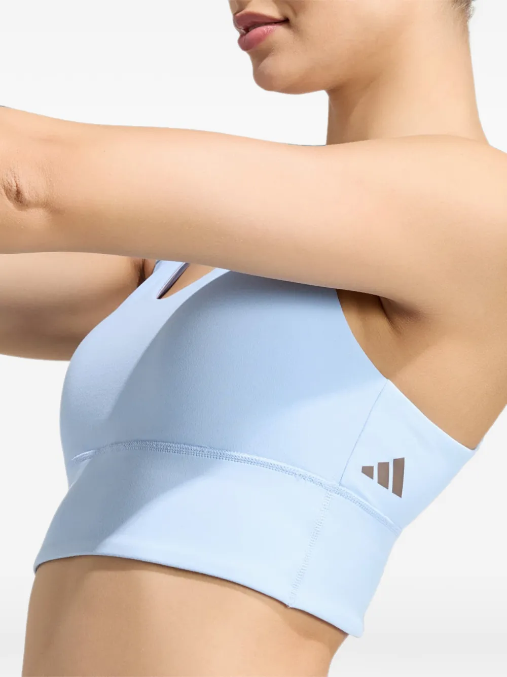 adidas Studio All Me sport-bh Blauw