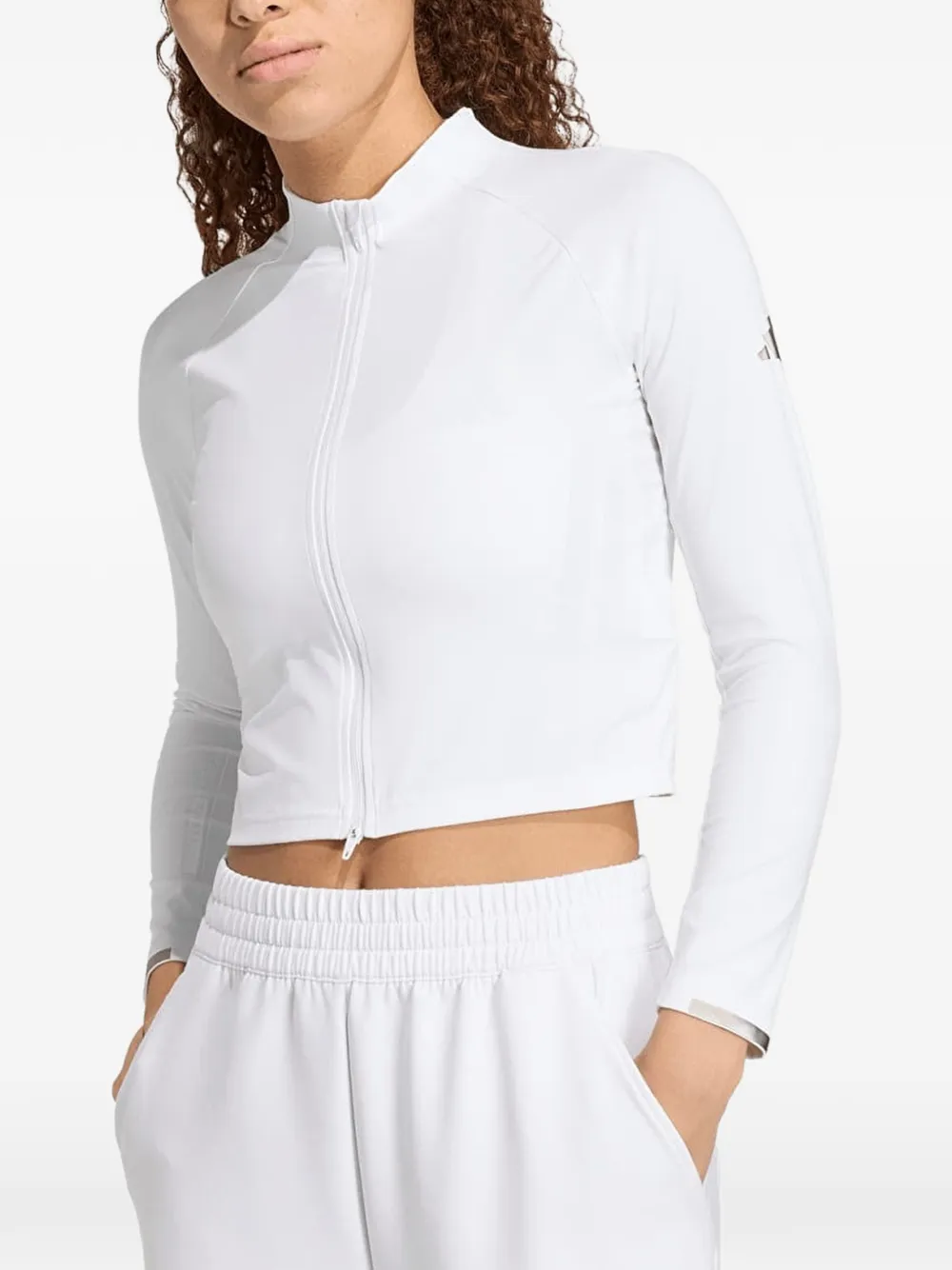 adidas Pro long-sleeve top Wit