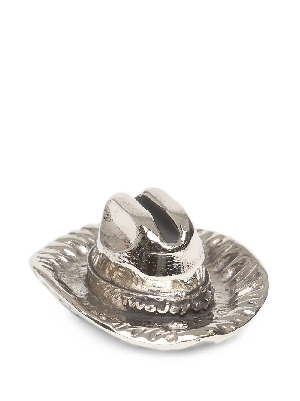 Twojeys Hat-motif Ashtray In Silver