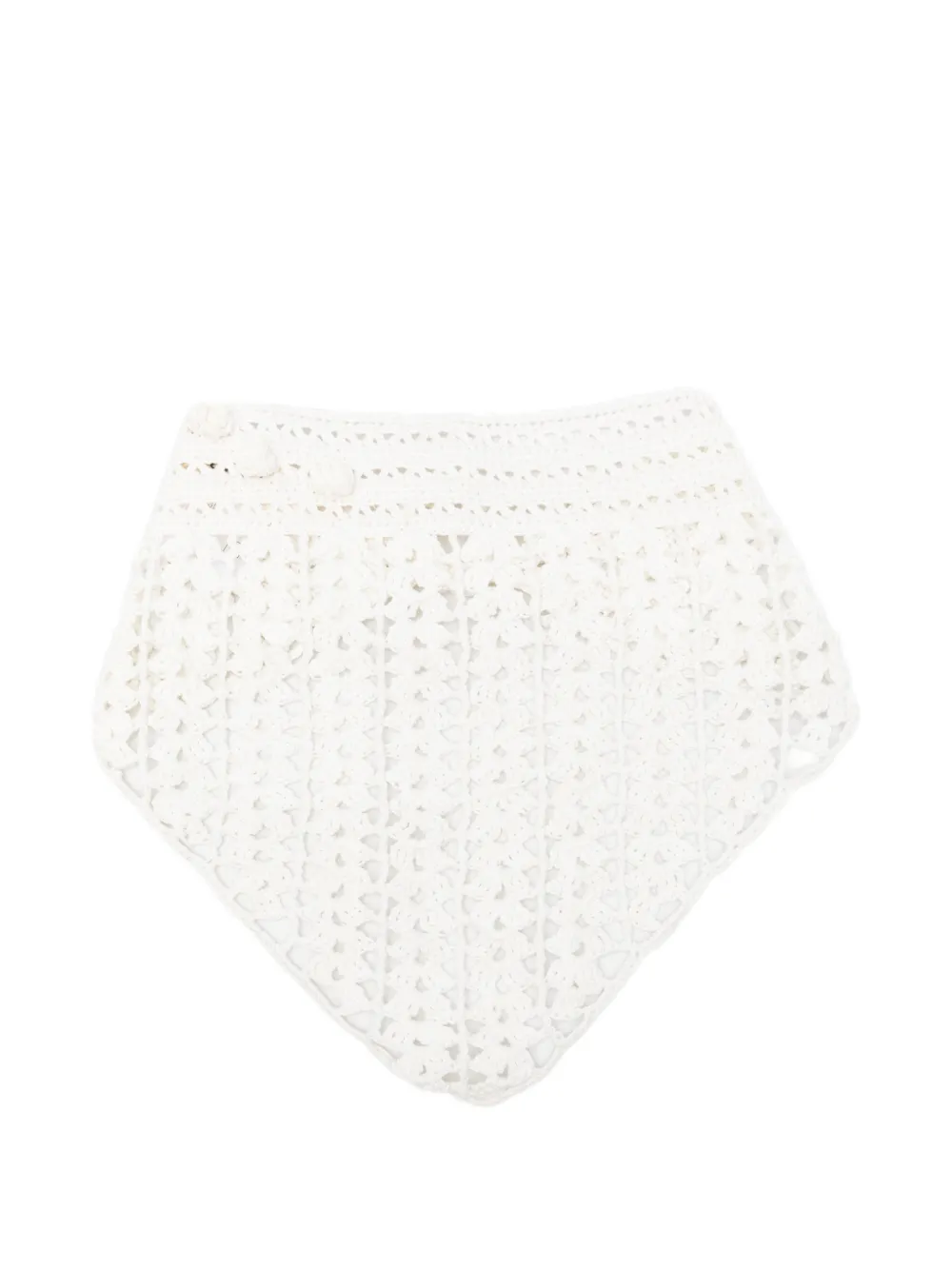 Magda Butrym crochet scarf - Bianco