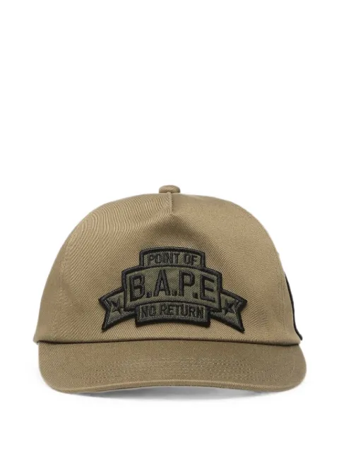A BATHING APE® logo-patch baseball cap