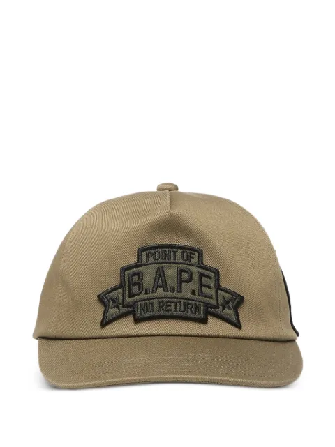 A BATHING APE® logo-patch baseball cap