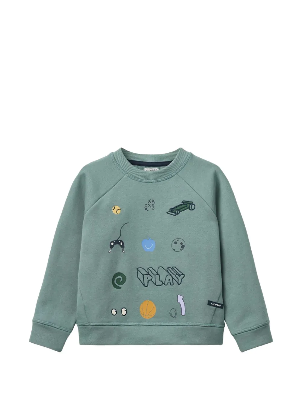 Liewood Felpa Orson con ricamo - Verde