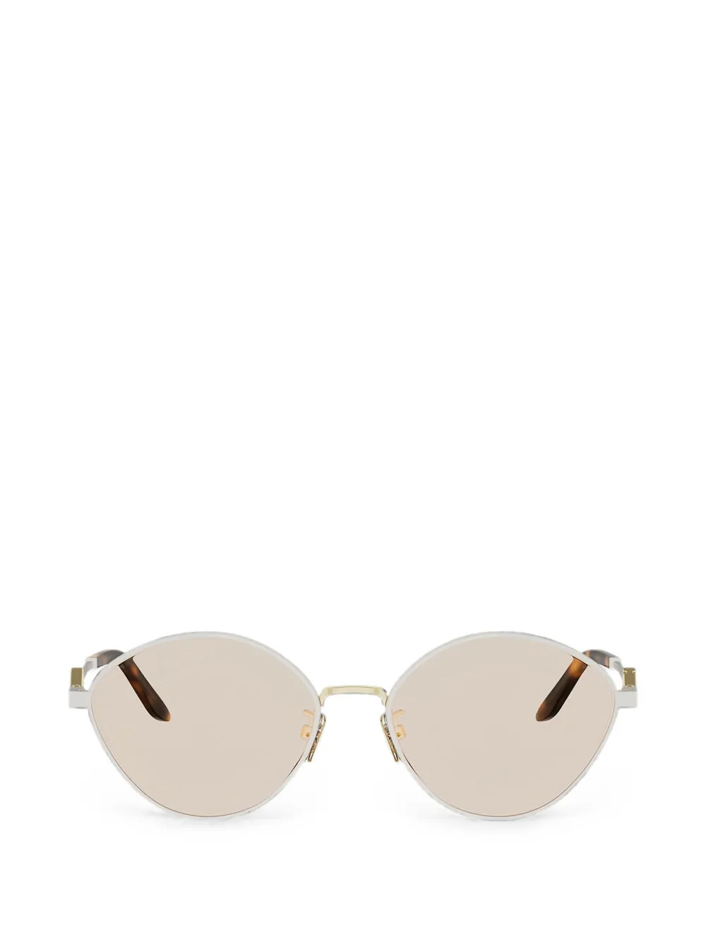 FENDI FF Diamonds cat-eye zonnebril Zilver