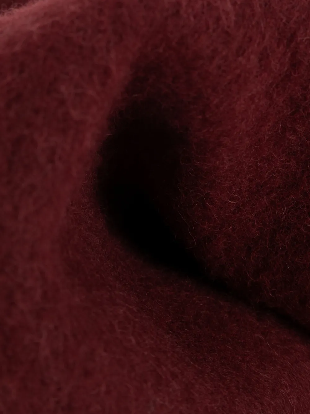 Canada Goose Sjaal met franje van alpacamix Rood