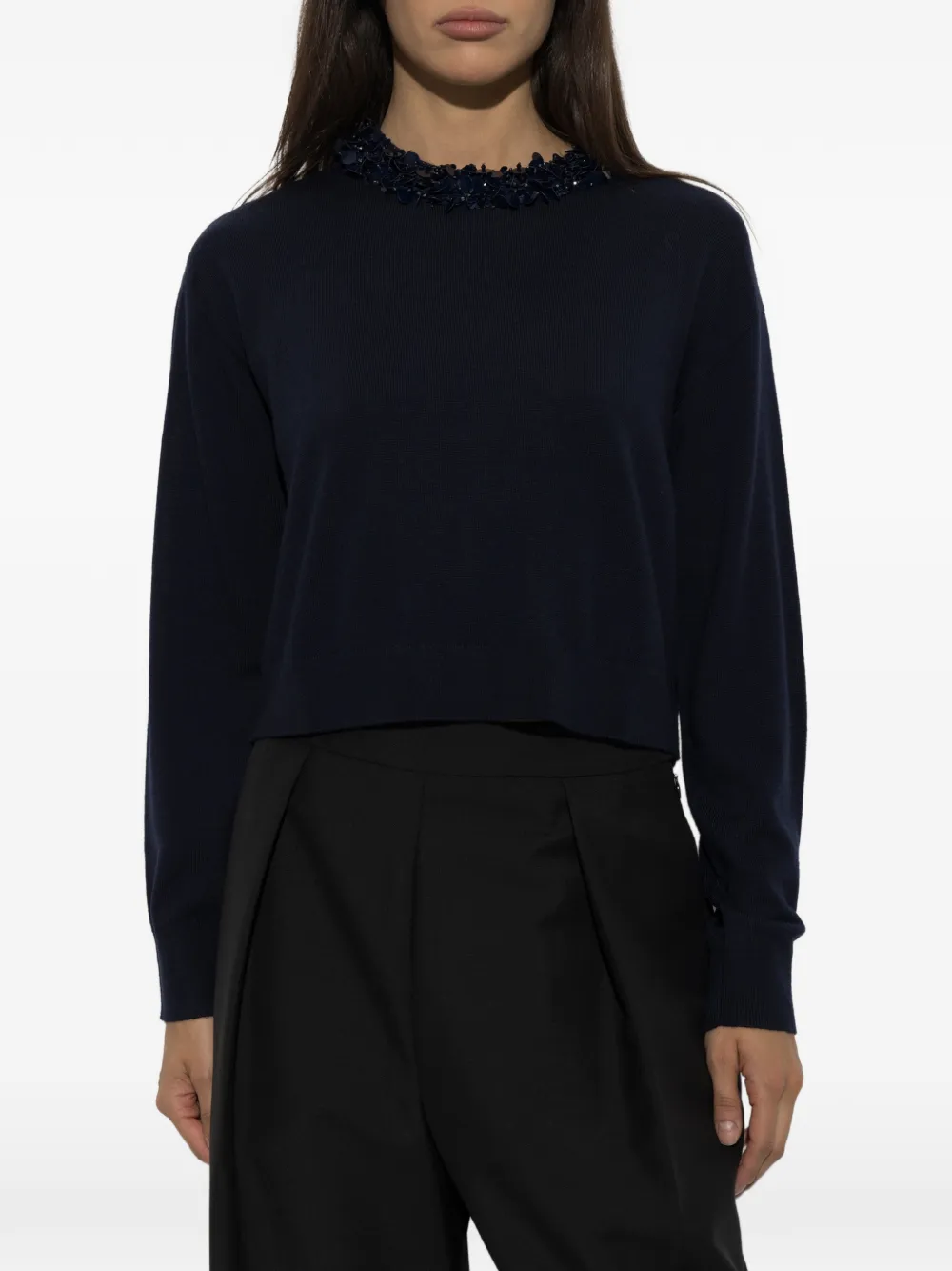 Ulla Johnson Amelia trui met pailletten Blauw
