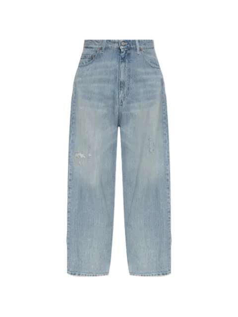 MM6 Maison Margiela distressed faded jeans