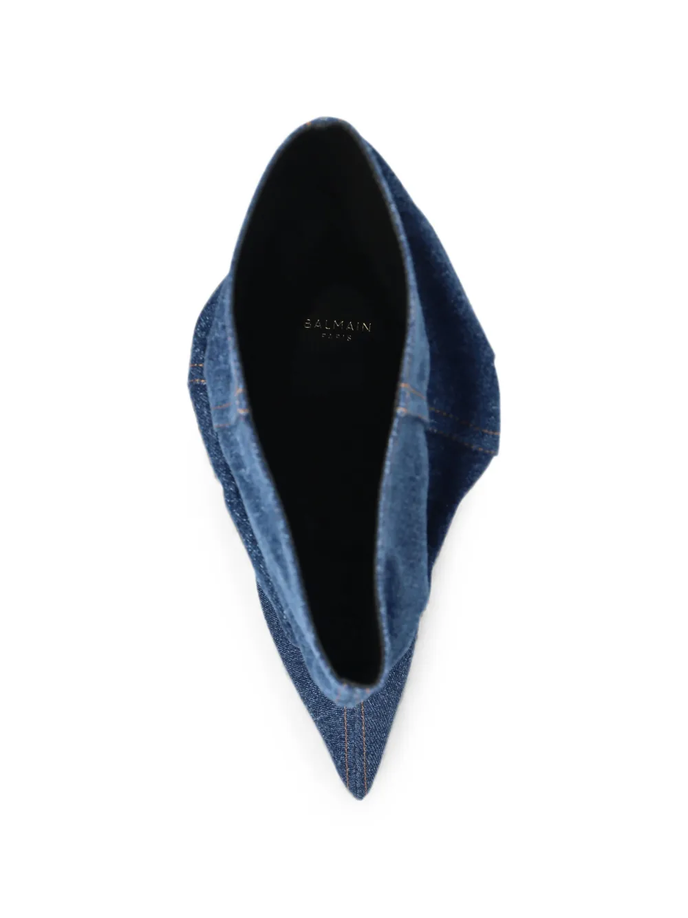 Balmain slouchy wedge ankle boots Blauw