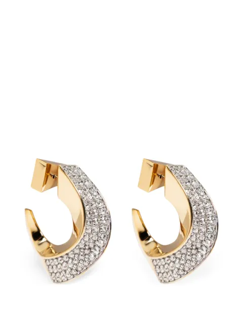 Lanvin boucles d'oreille à ornements en cristal