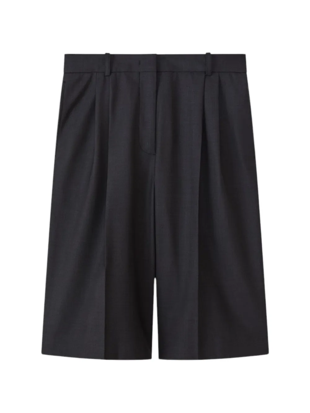 JOSEPH Gabbie geplooide shorts Zwart