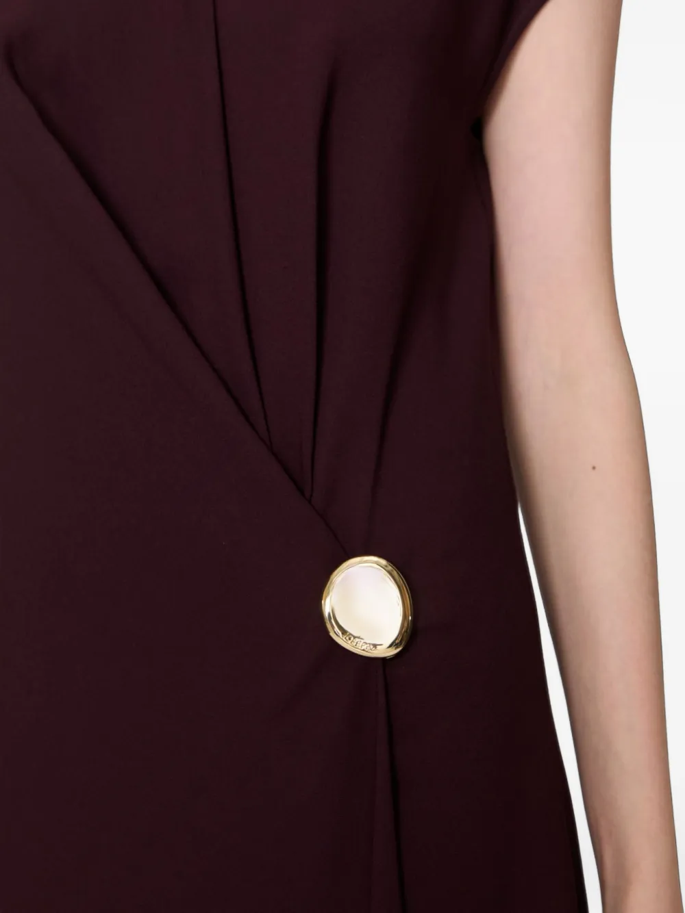 JOSEPH Taipan crepe dress Bruin