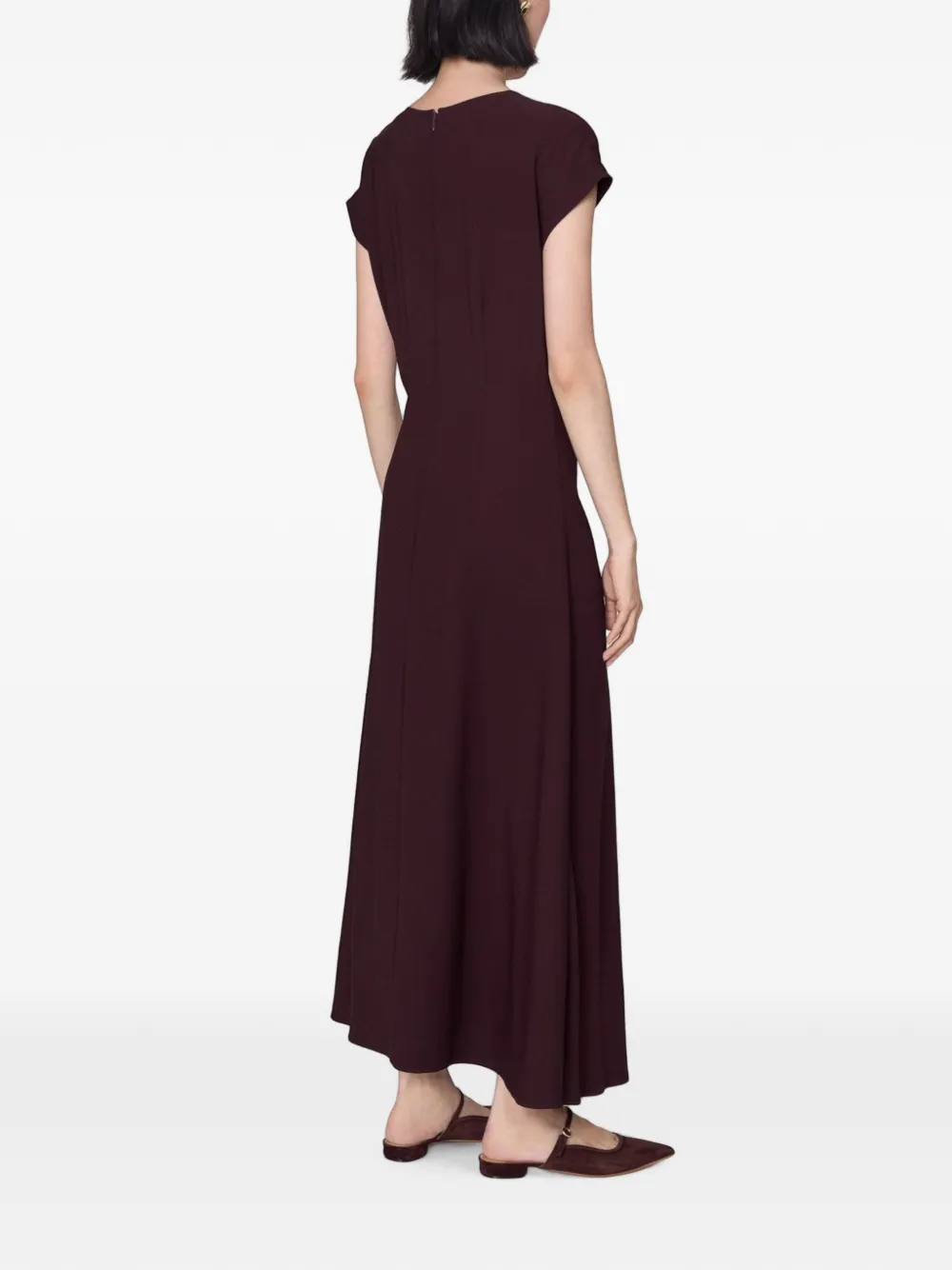 JOSEPH Taipan crepe dress Bruin