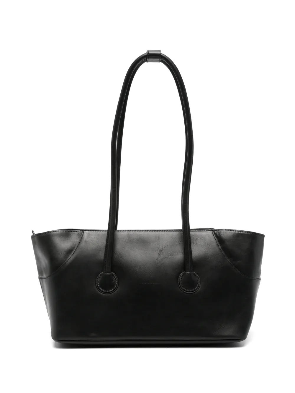 Marge Sherwood zip-top leather shoulder bag - Nero