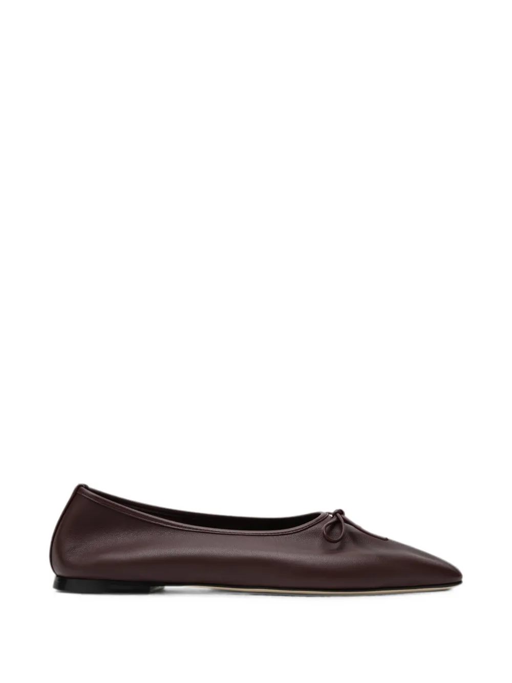 Dear Frances Gala bow-detail ballet flats - Rosso