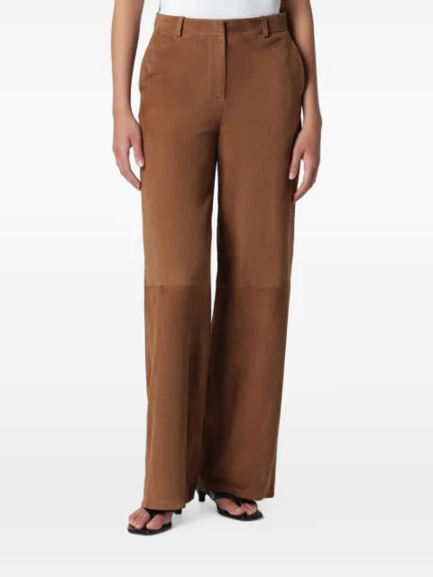 Nour Hammour pantalon Coda en daim