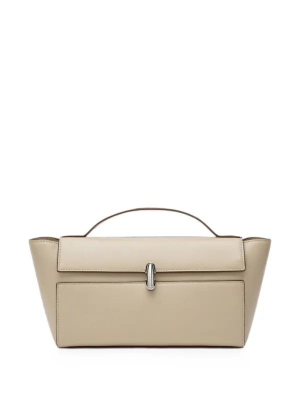 Savette Trapeze Pochette Tote Bag in Neutrals