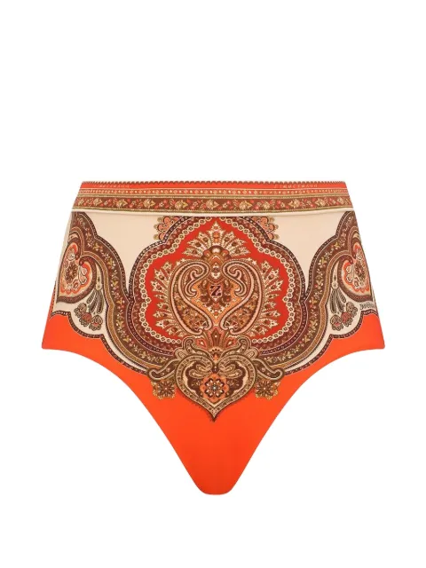 ZIMMERMANN Mahon high waist bikini bottom