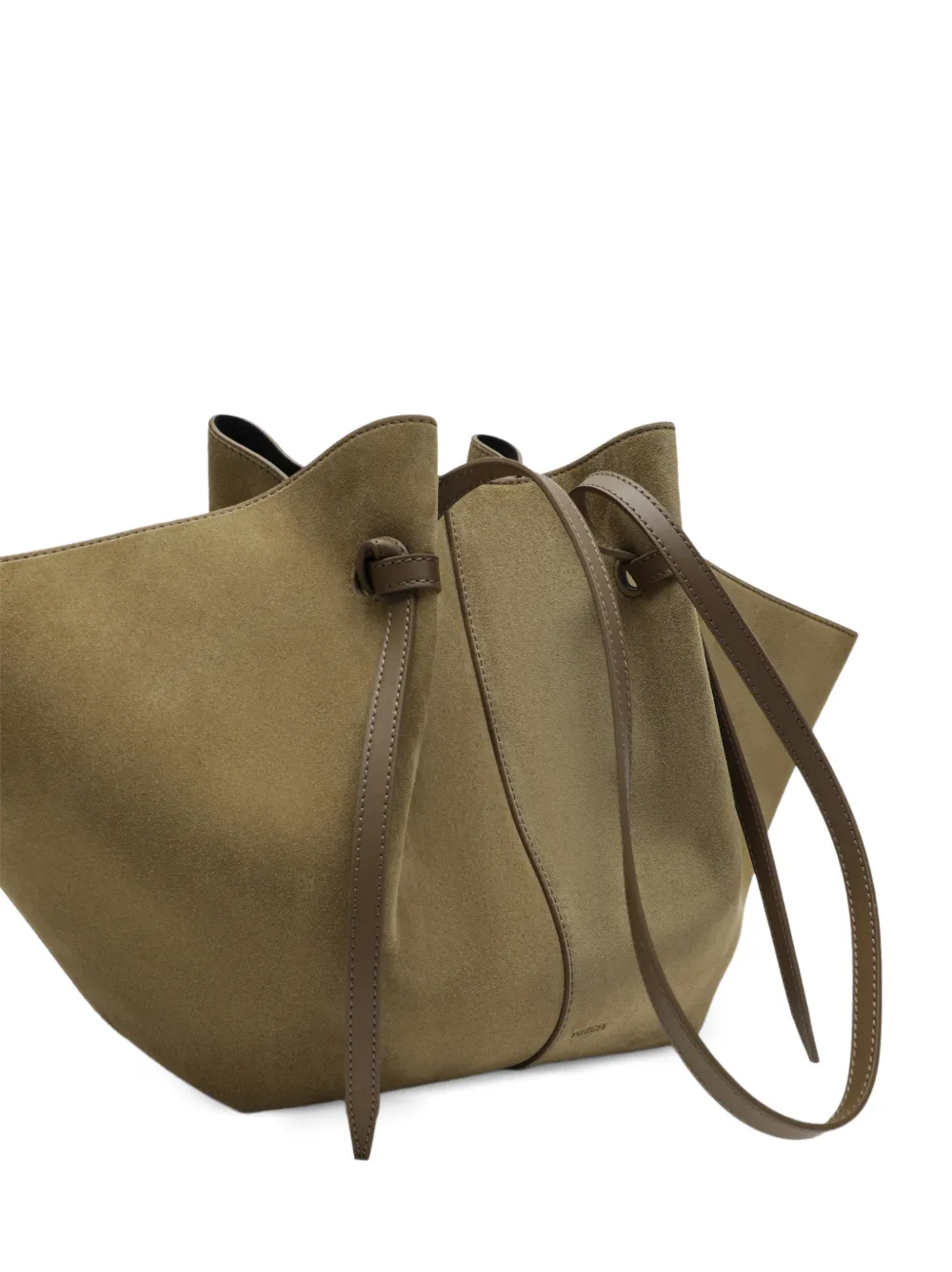 Yuzefi Mochi suède shopper Groen