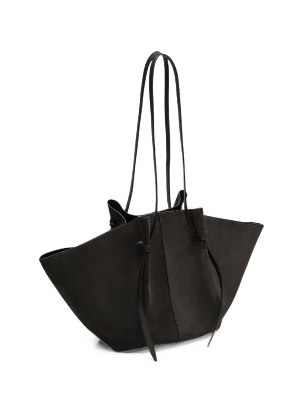 Yuzefi large Mochi leather tote bag - Nero